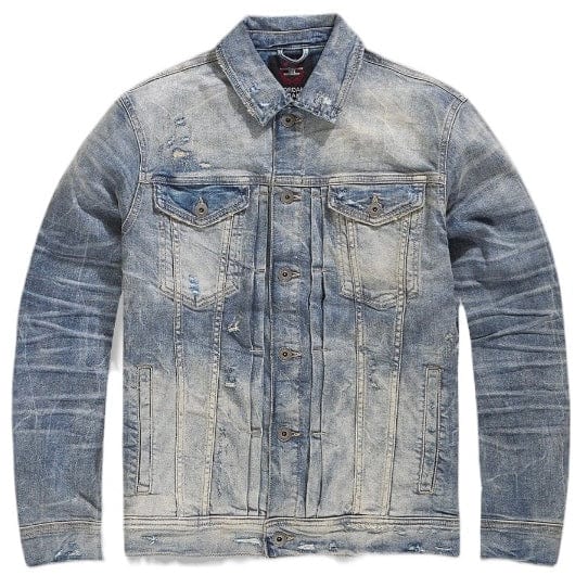 Jordan Craig Meadowlands Denim Trucker Azure Jacket (Antique)