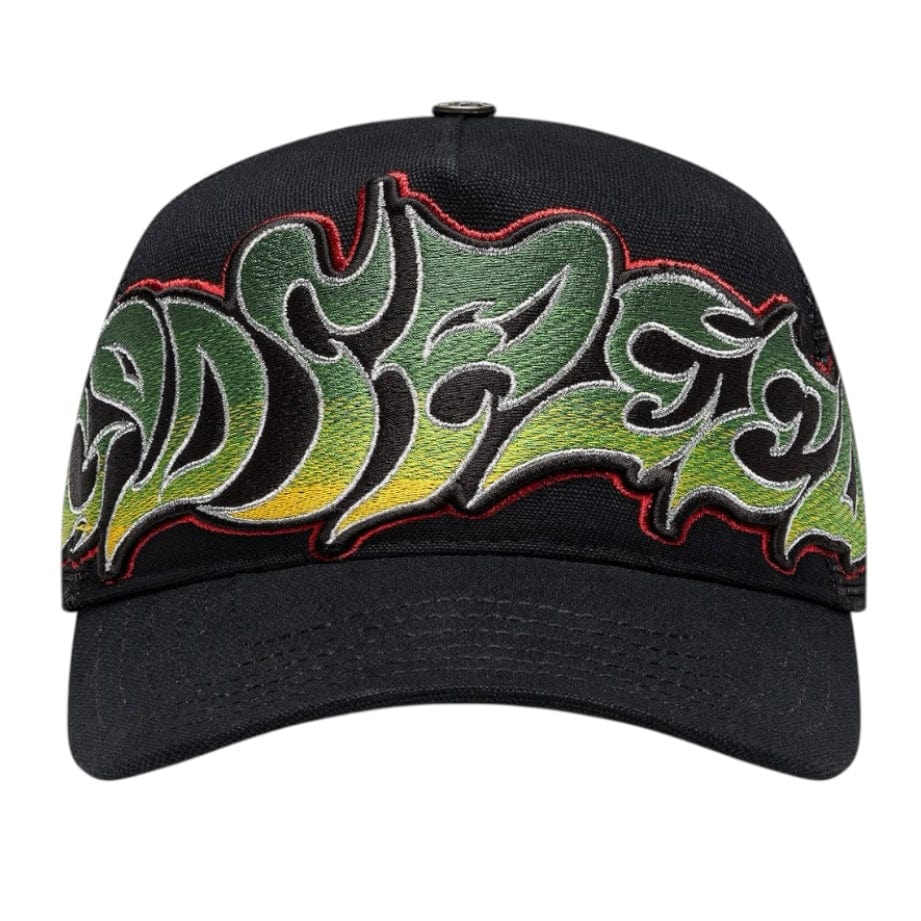 Godspeed Neo Trucker Hat (Black/Yellow/Red)