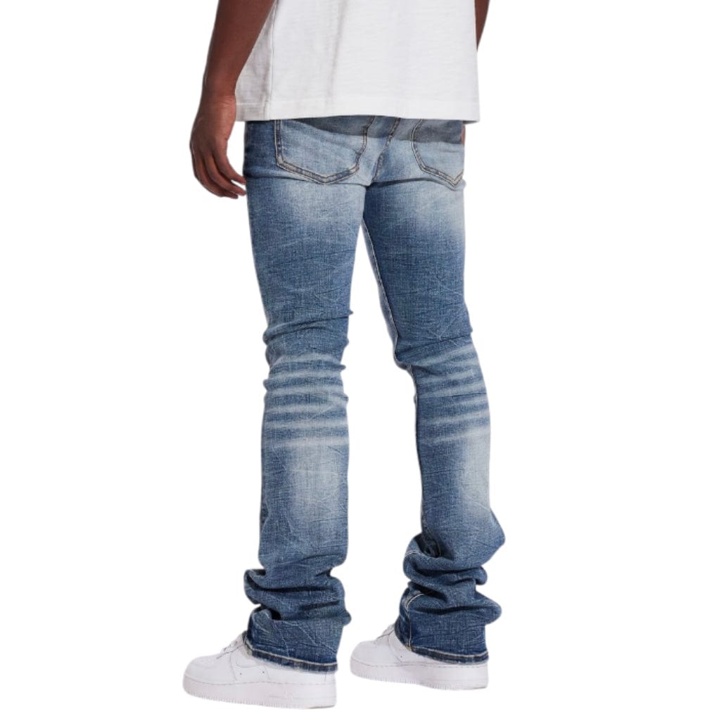 Crysp Arch Flare Denim Jean (Acid Wash) CRYSUM25-109