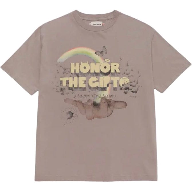 Honor The Gift Palms Graphic Tee (Stone)