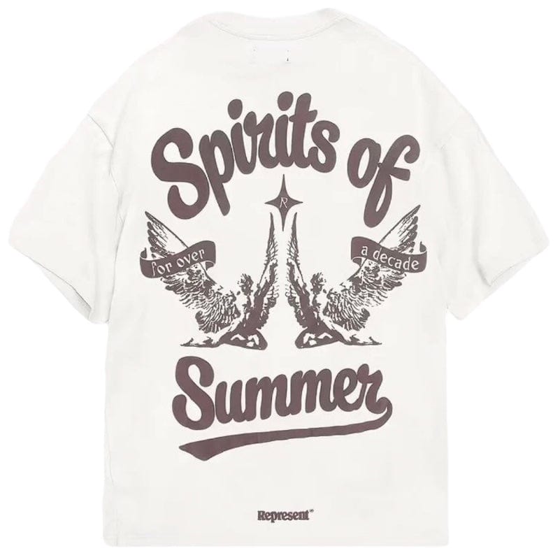 Represent Spirits Of Summer T Shirt (Flat White) MLM410-72