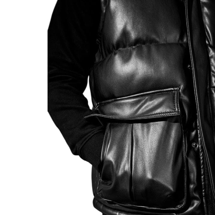 See You In Paradise The Wild One Puffer Vest (Black) 9382V