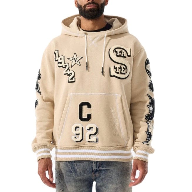 Jordan Craig State Champs Pullover Hoodie (Vintage Khaki) 8834H