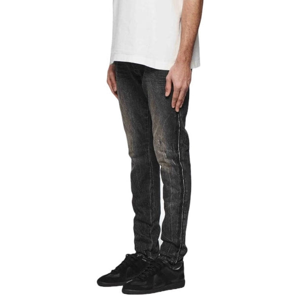 Purple Brand Skinny Shadow Seam Denim (Black) P001-STWB424