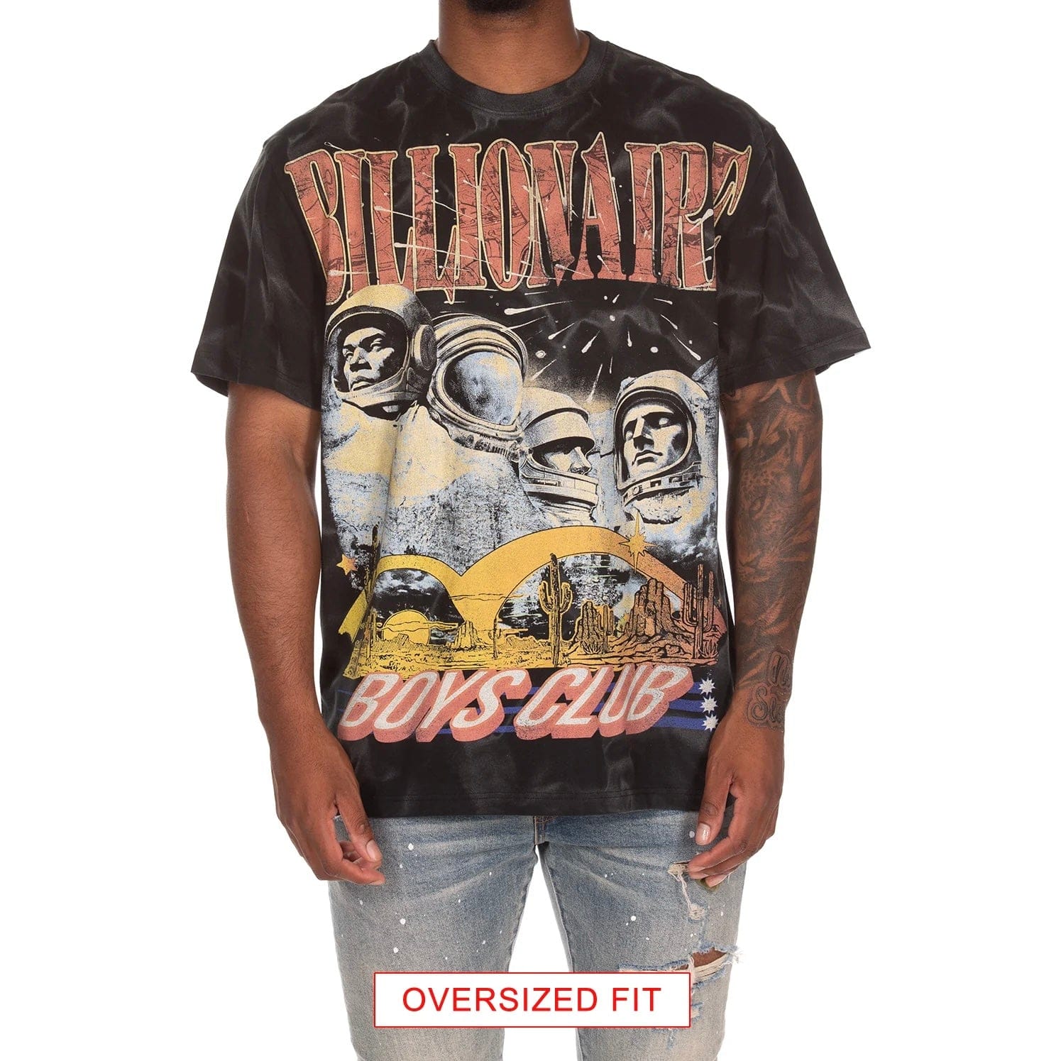 Billionaire Boys Club BB Rushmore SS Oversized Knit (Black) 851-9307