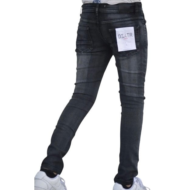 Kids Premium Disaster Ultra Stretch Denim (Black Wash) DZTR-K-003