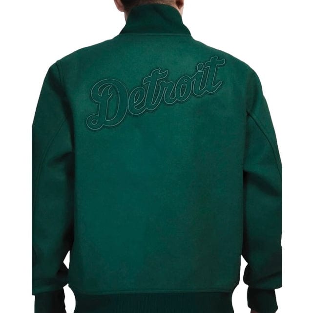 Pro Standard Detroit Tigers Wool Varsity Jacket (Forest)