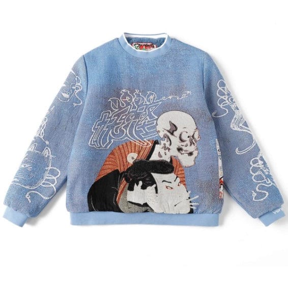 VeryRare Yokai Kabuki Crewneck (Blue)