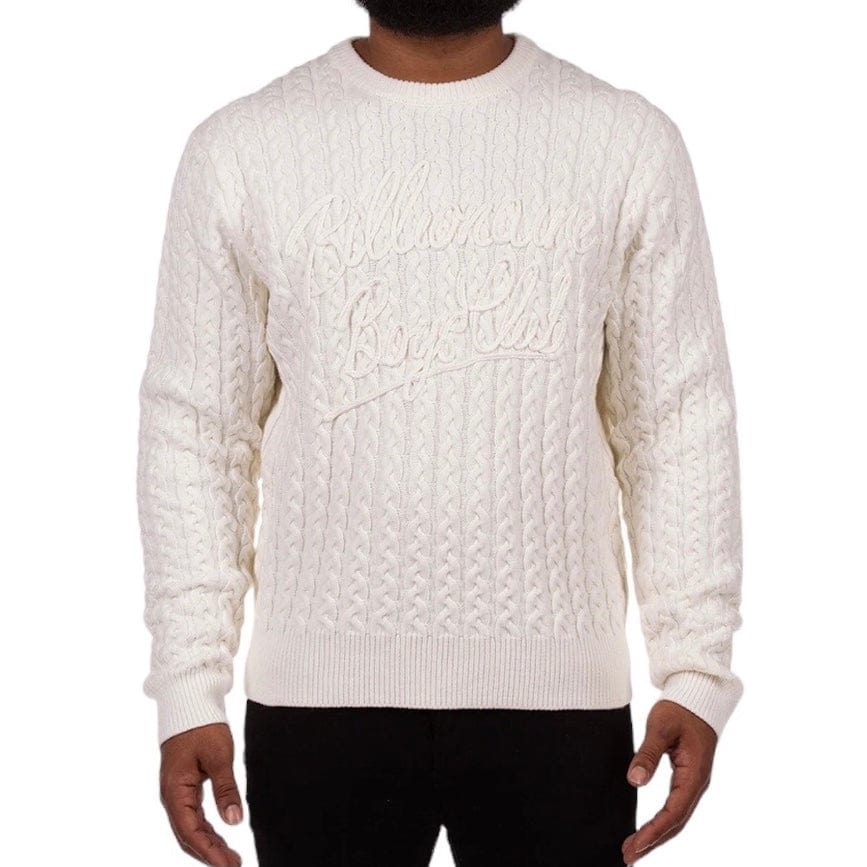 Billionaire Boys Club BB Signature Sweater (Gardenia) 831-9500