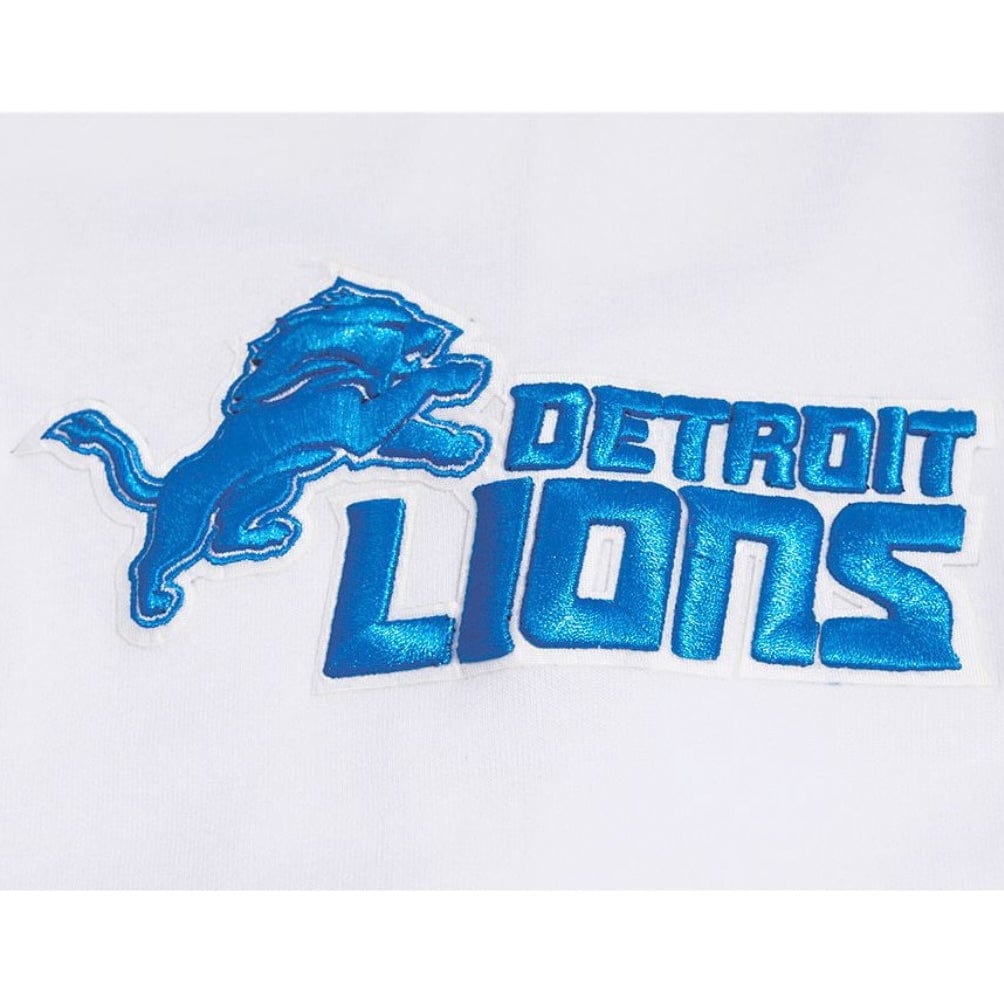 Pro Standard Detroit Lions Classic Chenille DK PO Hoodie (White)