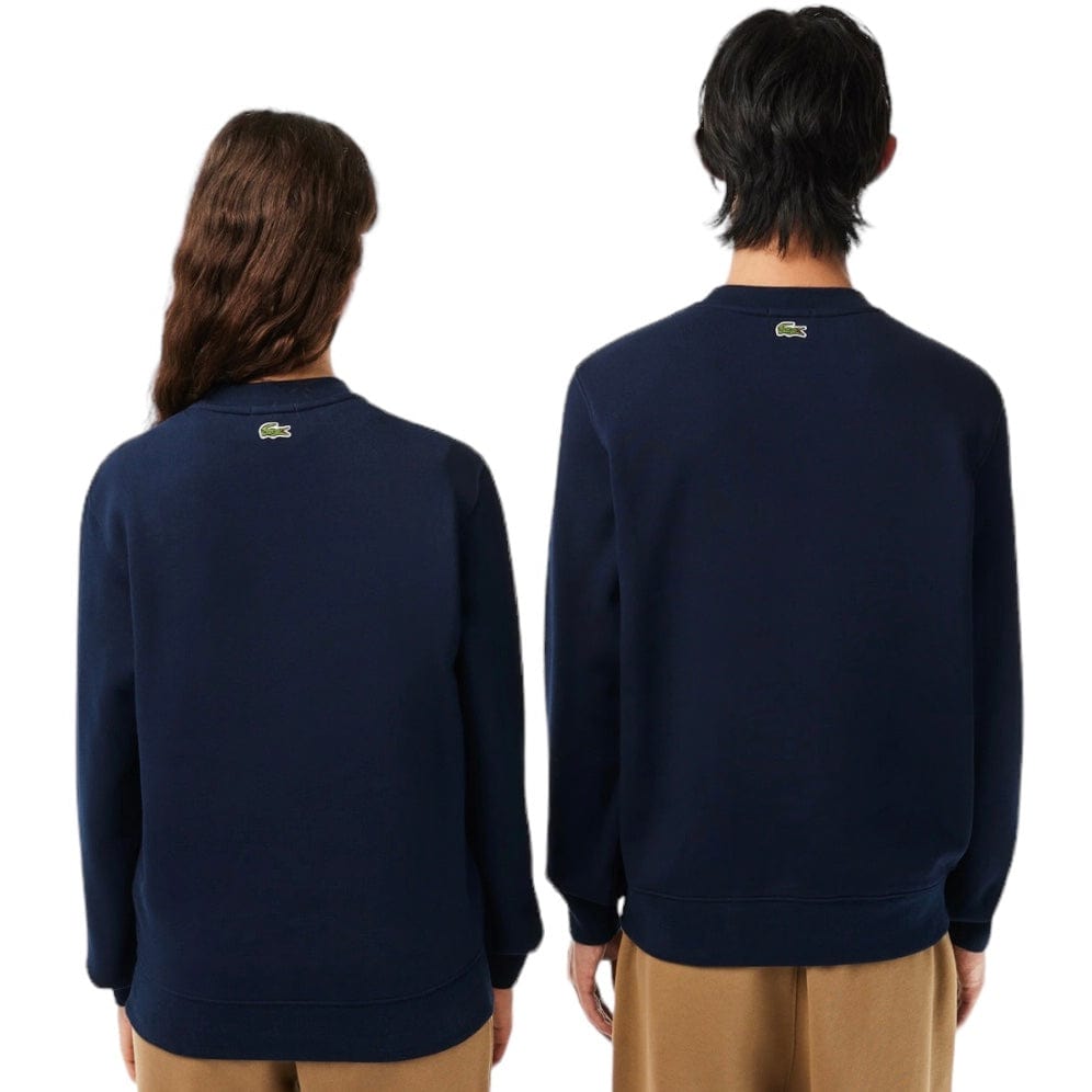 Lacoste Cotton Fleece Branded Jogger Sweatshirt (Navy Blue) SH1228-51