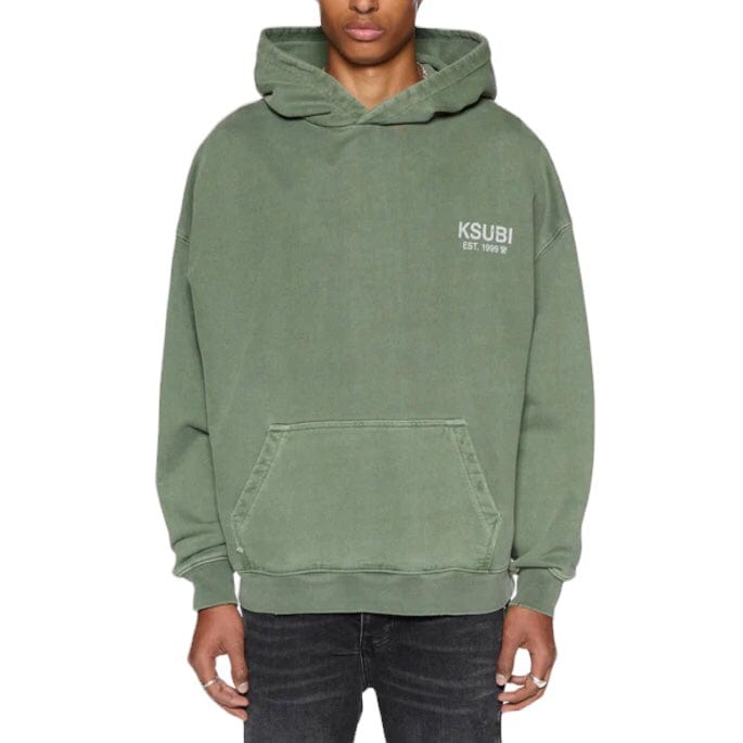 Ksubi State Ekcess Hoodie (Hash Green) MPS25FL001