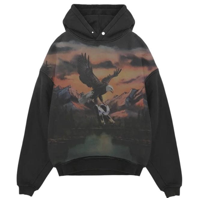 Represent Chrome Flight Hoodie (Stained Black) MLM100762-04