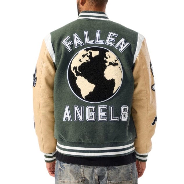 Jordan Craig Fallen Angels Varsity Jacket (Pine) 91647