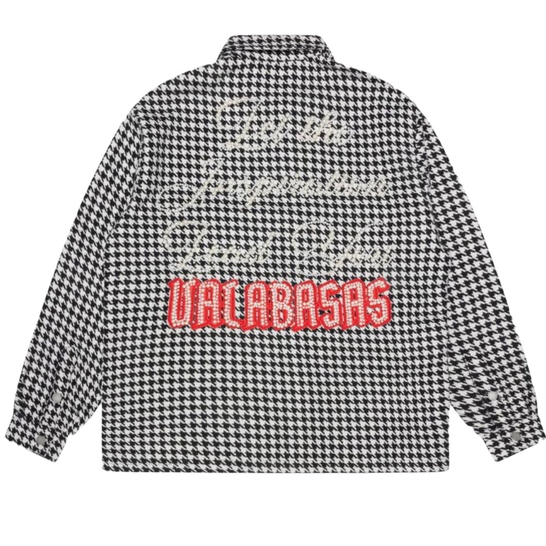 Valabasas Checkers Button Down Shirt (Black) VLBS-VBD2-1002