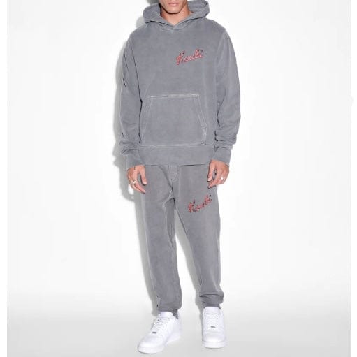 Ksubi Autograph Kash Hoodie (Charcoal Grey) MFA23FL002