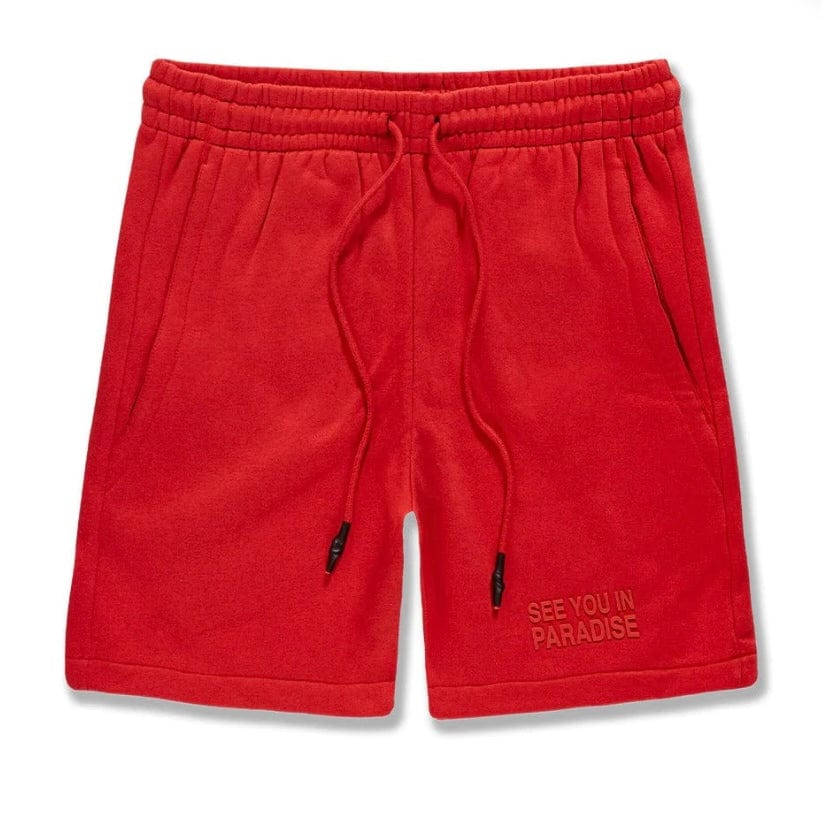 Jordan Craig Retro Paradise Tonal Shorts (Red) 9151S
