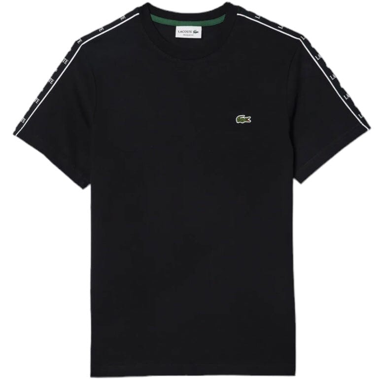 Lacoste Logo Stripe Tee (Black) TH7404-51