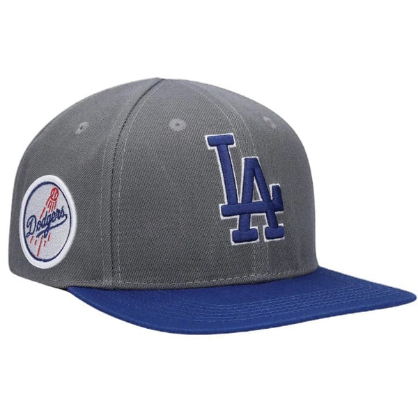 Pro Standard Los Angeles Dodgers Logo Snapback (Gray/Navy)