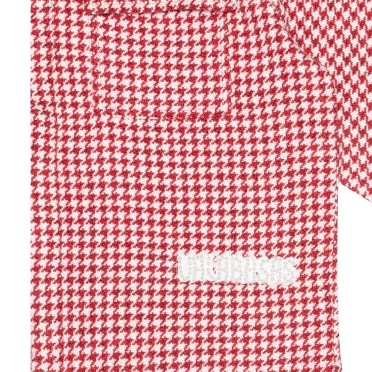 Valabasas Checkers Button Down Shirt (Red) VLBS-VBD2-1002