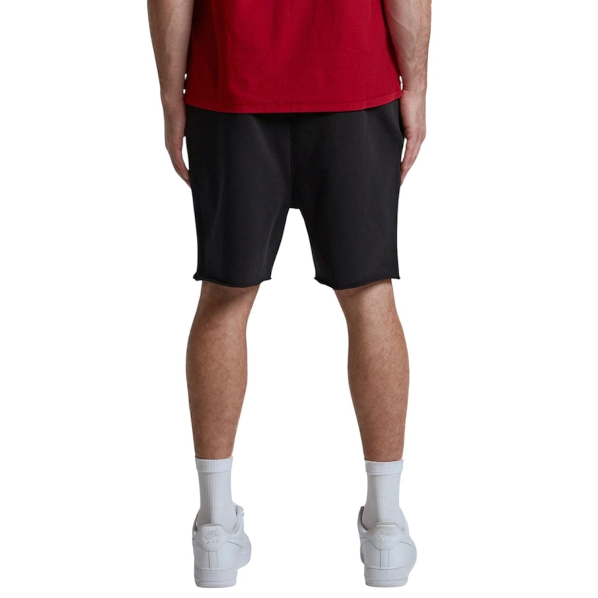 Purple Brand Mwt Fleece Shorts (Black Beauty) P446-MGBD325