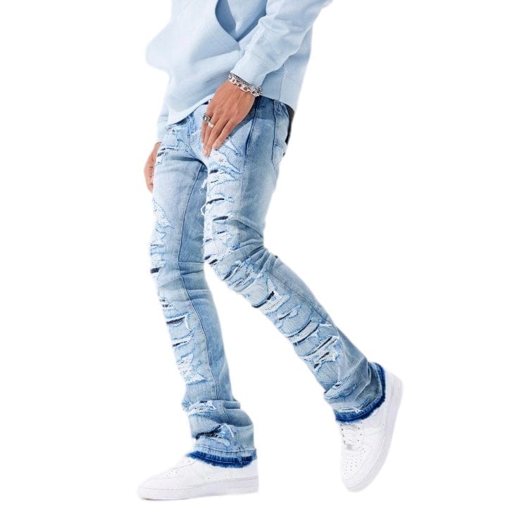 Jordan Craig Martin Stacked Sahara Denim (Sky Blue) JTF1177