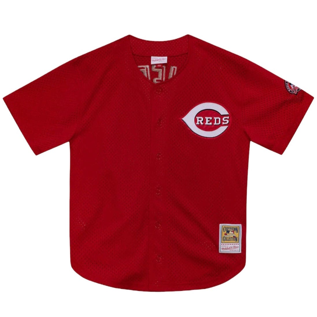 Mitchell & Ness MLB Cincinnati Reds Authentic Bp Jersey (Scarlet)