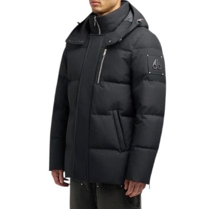 Moose Knuckles Cloud 3Q Shearling Jacket (Black/Black) M35MJ178S