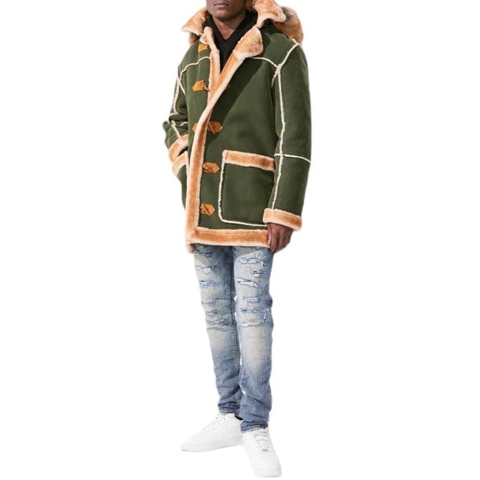 Jordan Craig Denali Shearling Jacket (Olive) 91620