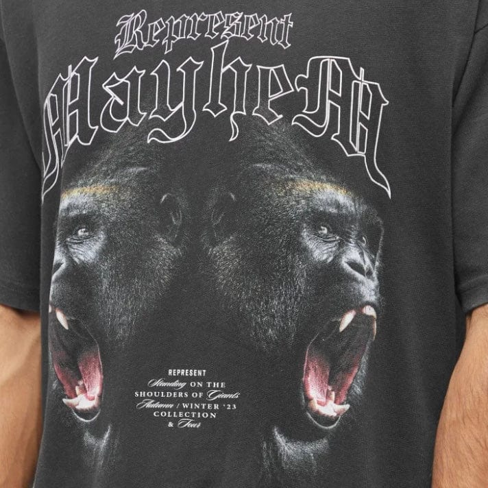 Represent Mayhem T Shirt (Vintage Black) MT4013-03