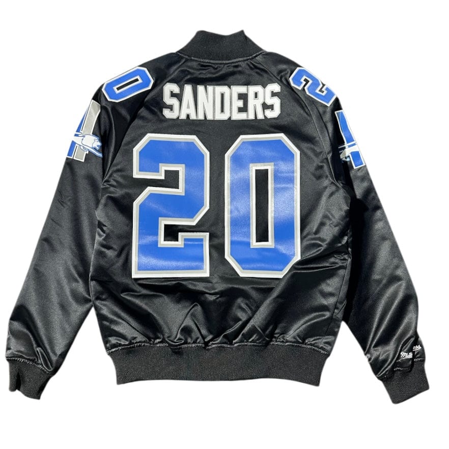 Mitchell & Ness NFL Detroit Lions Maxxed Out Satin Jacket (Black)