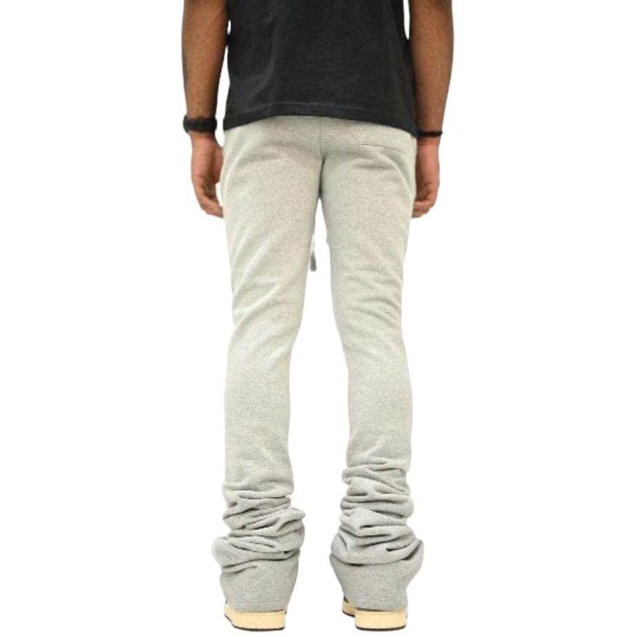 Si Tu Veux Logo Super Stacked Jogger (Heather Gray) TV0092