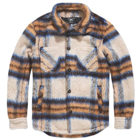 Boys Jordan Craig See You In Paradise Flannel Shacket (Meadow) 2561B