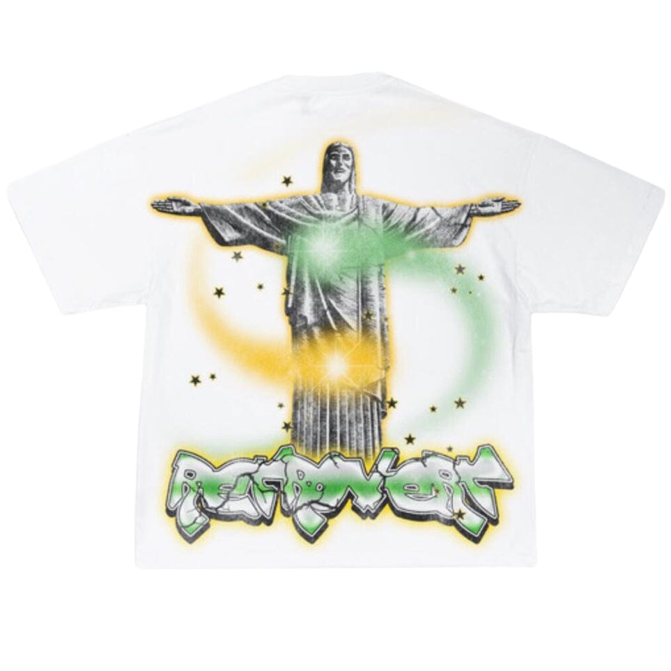 Retrovert Brazil Tee (White/Green)