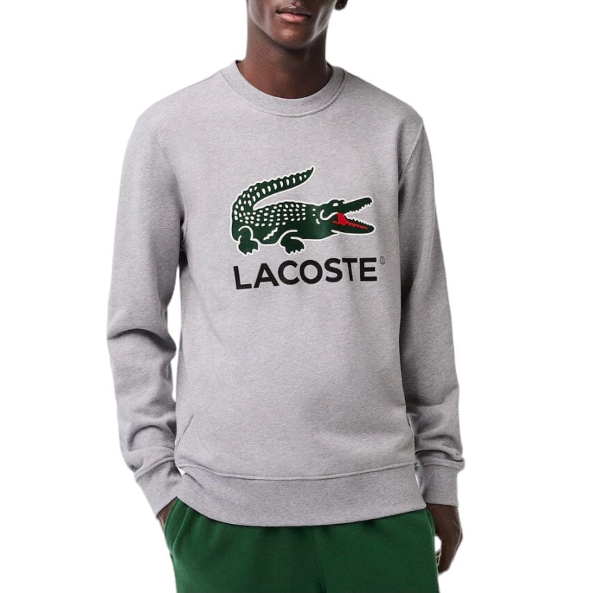 Lacoste Classic Fit Fleece Sweatshirt (Grey Chine) SH1281-51