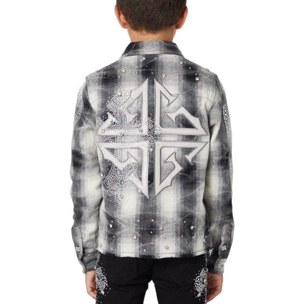 Boys Guapi Cross Kids Flannel (Cloud Grey)
