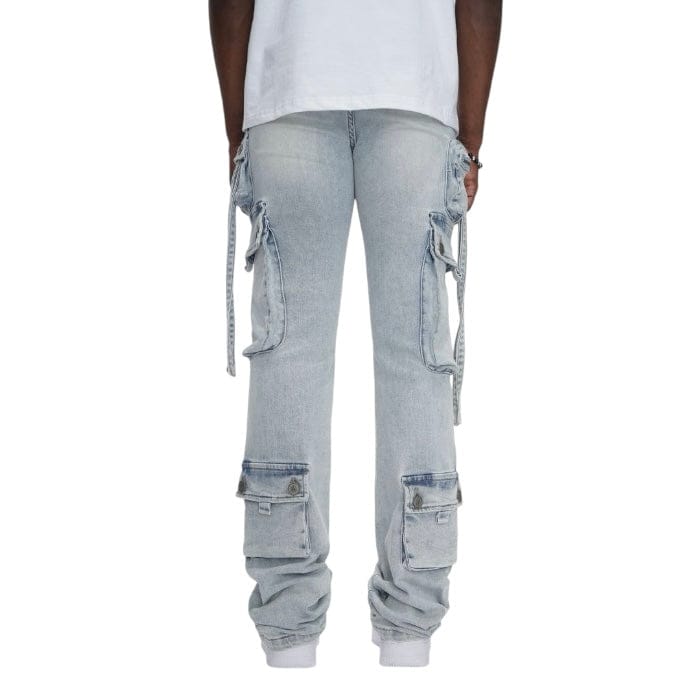 Anom Amula Stacked Denim Jean (Ice Blue) ANM219STA
