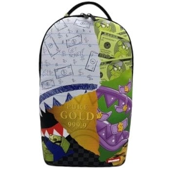 Sprayground Mean Money Collage Backpack