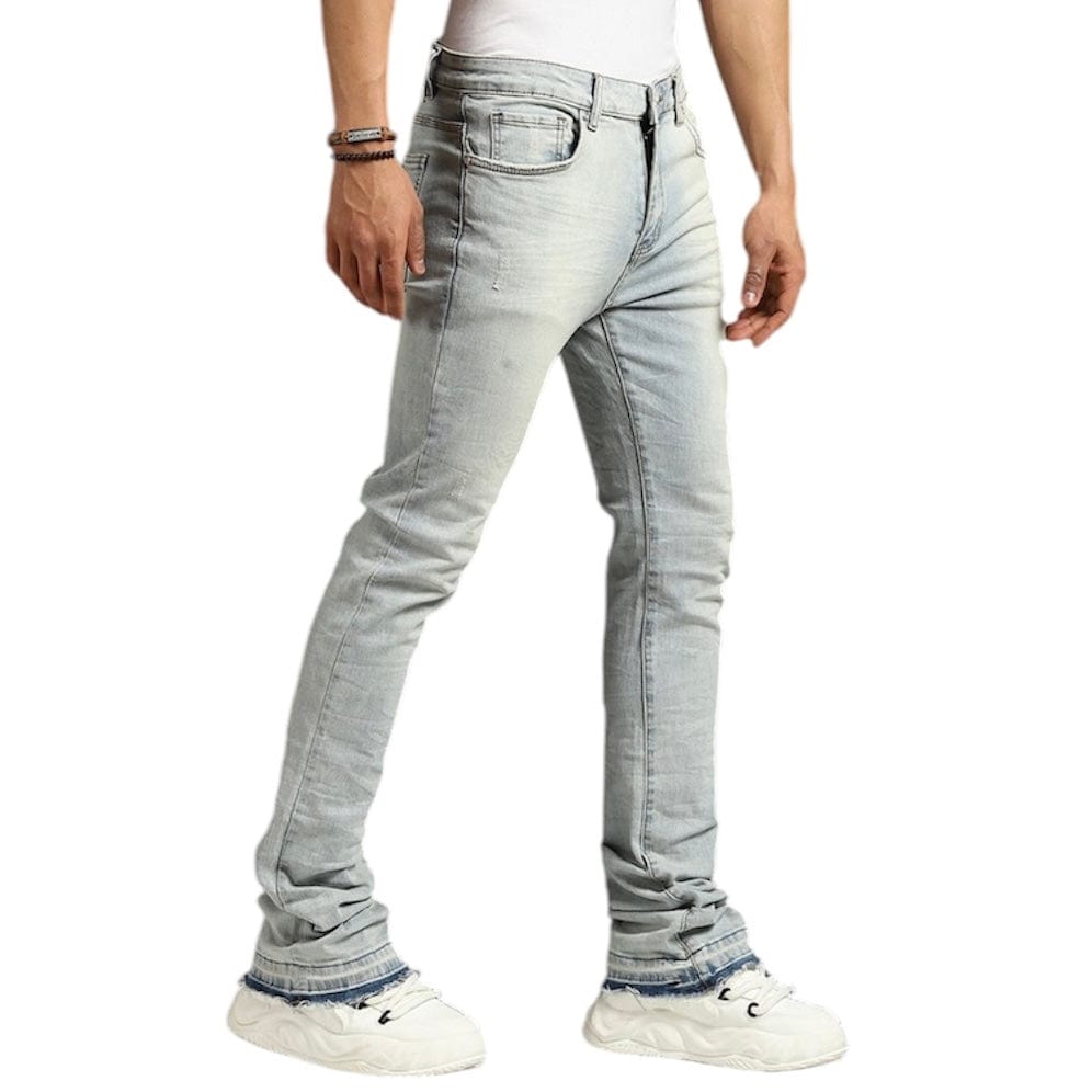 W Stacked Fit Denim (Antique Blue) M8211DA-AN