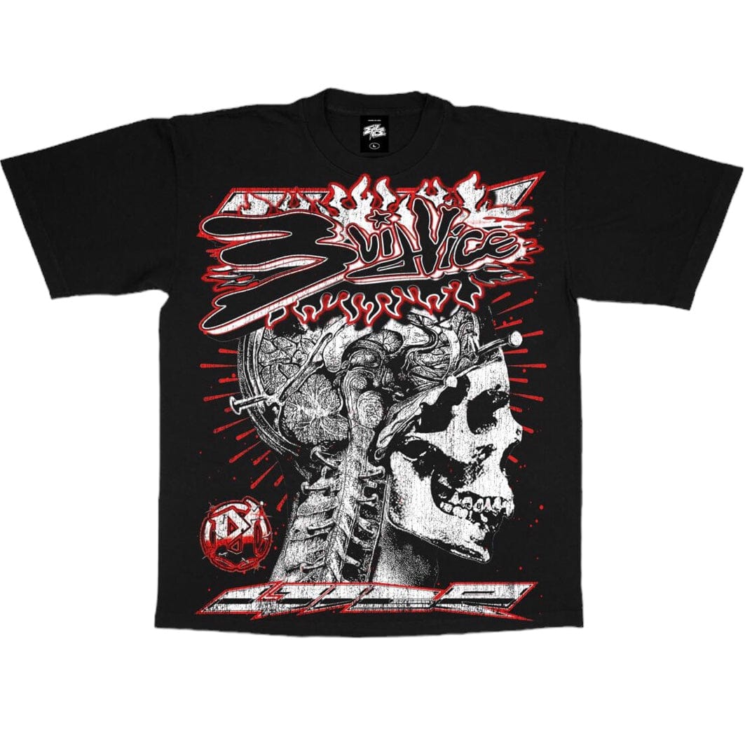 Evil Vice Nail Head Tee (Black) S24-11