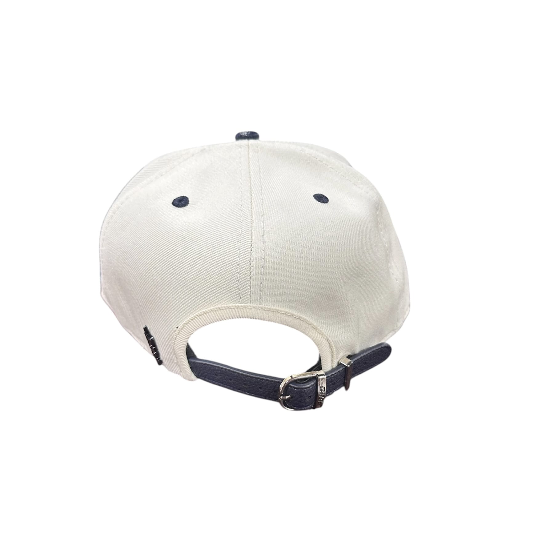 Pro Standard MLB Detroit Tigers Chrome Leather Strap Hat (Eggshell/Navy)