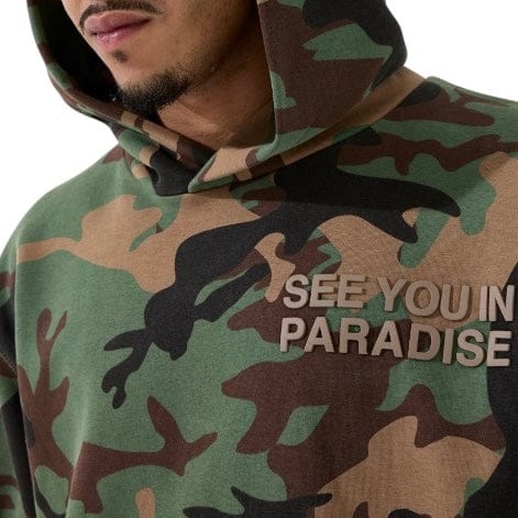 See You In Paradise Pullover Hoodie (Vintage Camo) 8395HC