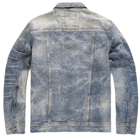 Jordan Craig Meadowlands Denim Trucker Azure Jacket (Antique)