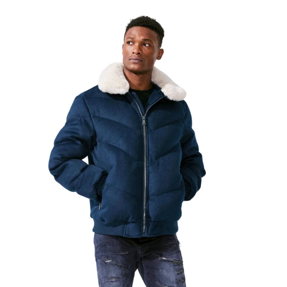 Jordan Craig Everest Wool Bubble Jacket (Navy) 91583