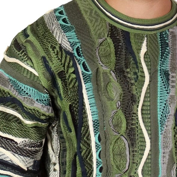 Coogi Melbourne Crewneck (Olive Multi) C24205