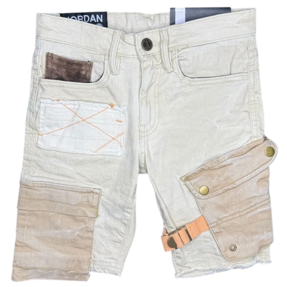 Boys Jordan Craig Travis Cargo Shorts (Earth) 4399B