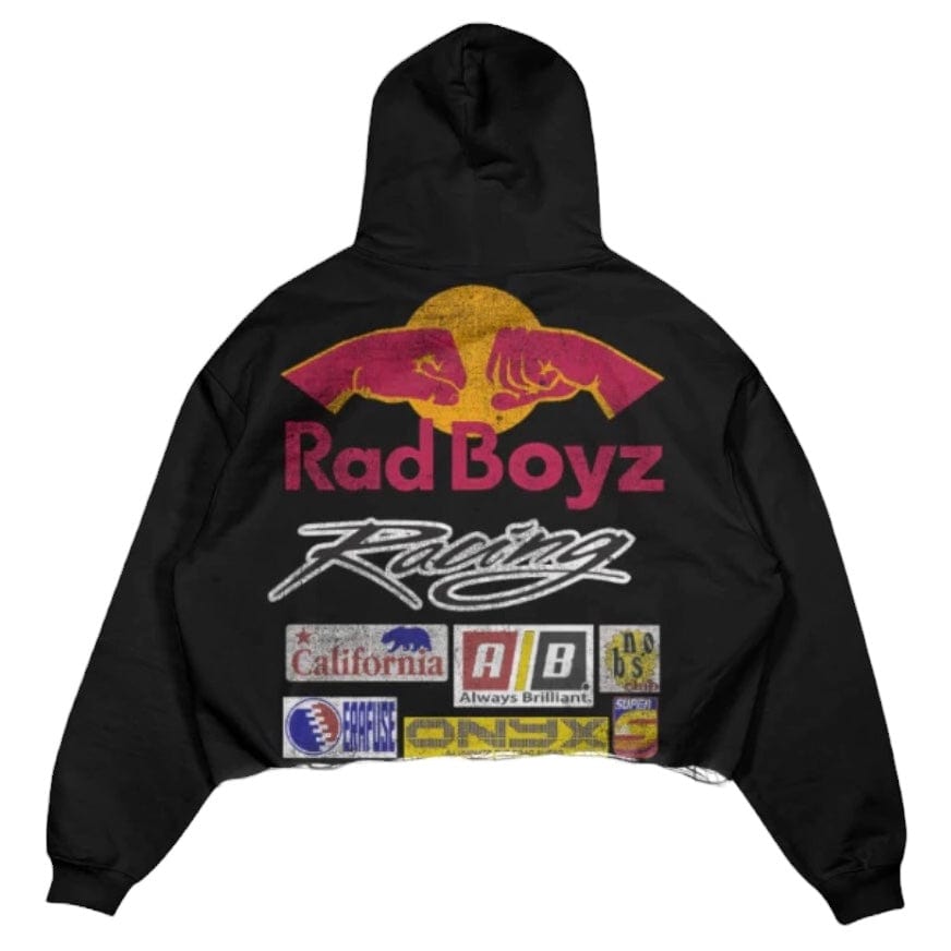 Rad Boyz Red Bull Crop Hoodie (Black) RB-KT-106