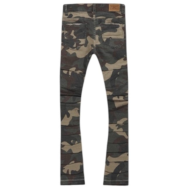 Kids Jordan Craig Stacked Ripple Effect Pants (Woodland) JTF1157CK