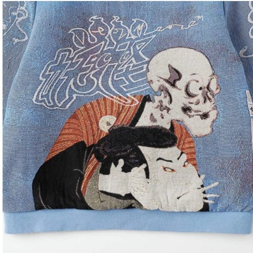 VeryRare Yokai Kabuki Crewneck (Blue)