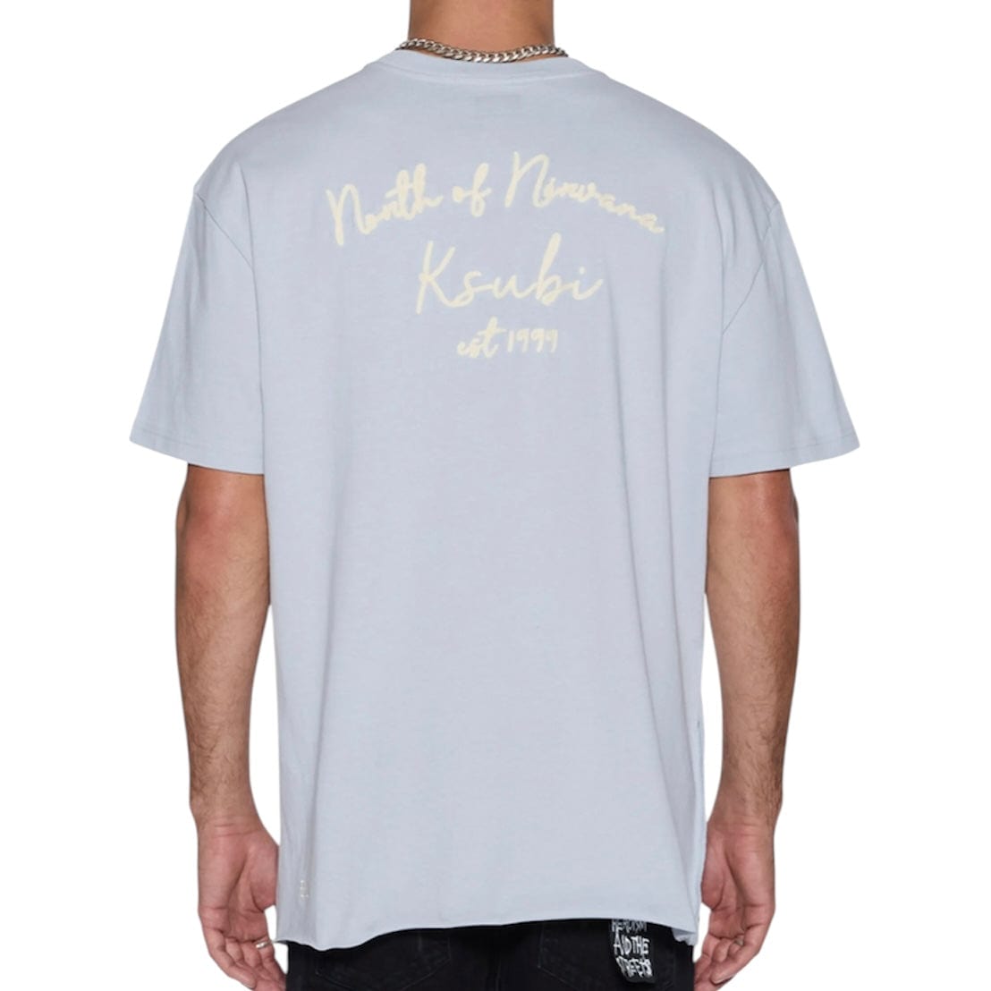 Ksubi Salud Biggie SS Tee (Blue Mist) MPF25TE018
